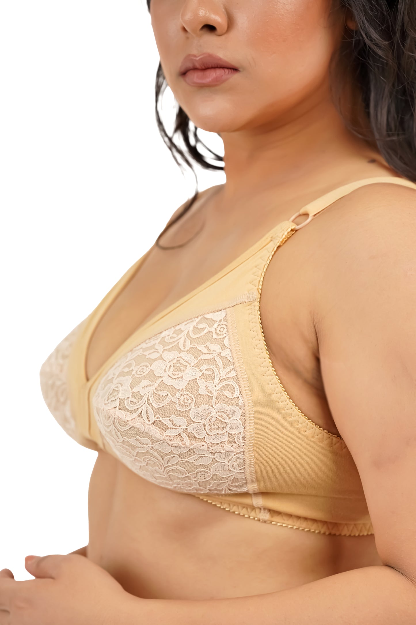 COTTON FULL LACE BRA